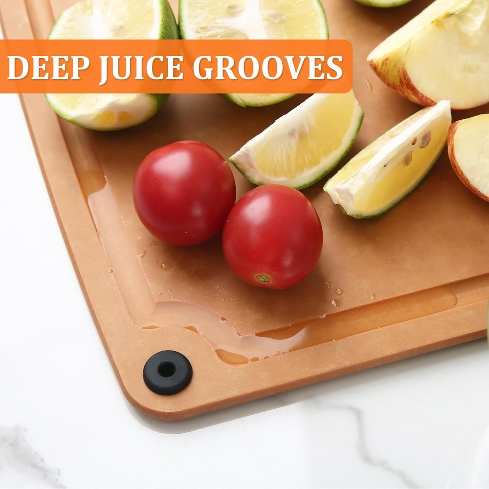 cutting boards for kitchen dishwasher - 2PC cutting board set double-sided