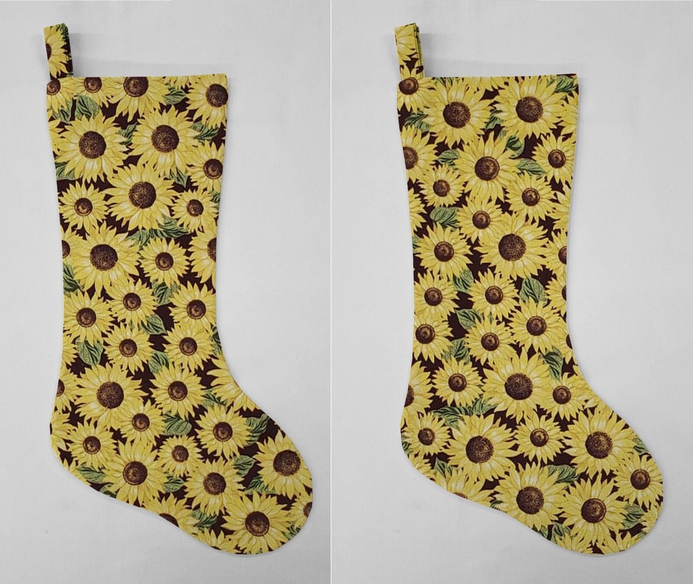 Fall Sunflowers Christmas Stocking
