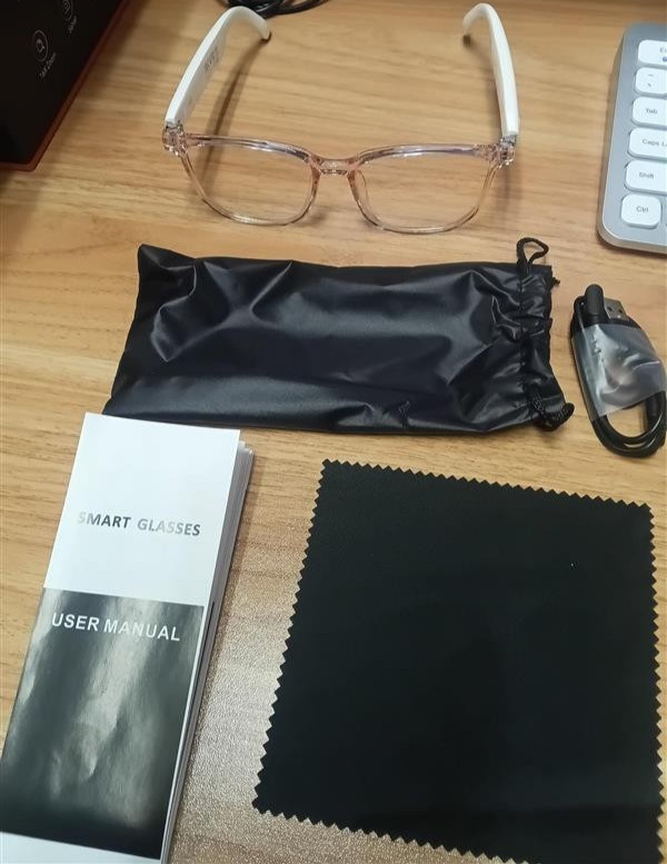 smart glasses with wireless headset