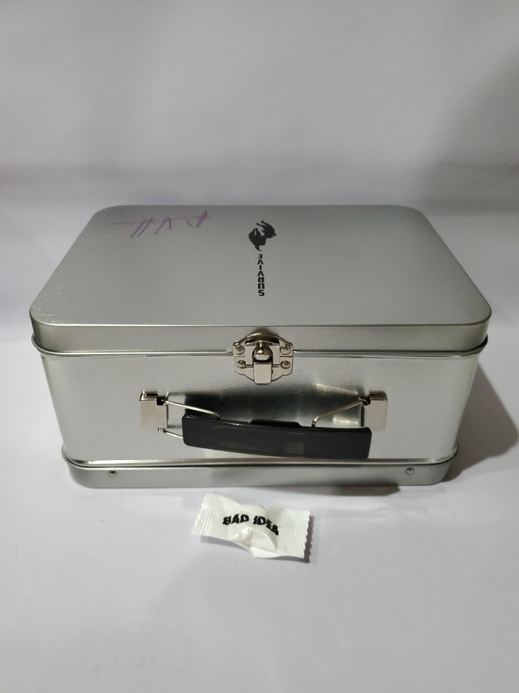 Survive Bad Idea Comics Lunch Box Auto By Rob Venditti Baltimore Comic Con Excl.