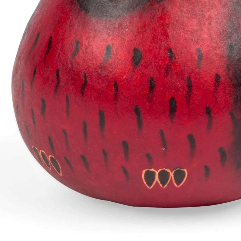 Mini Gourd Cardinal Ornament