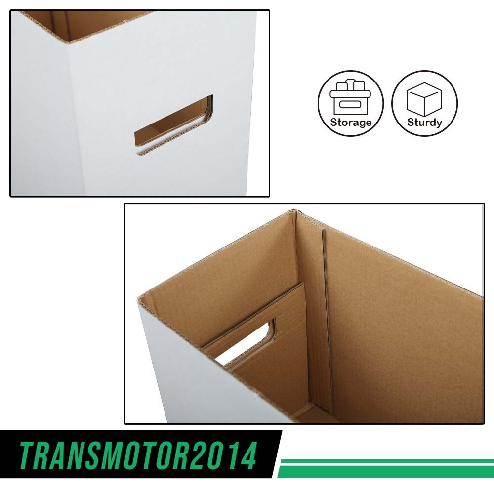10Pcs Comic Books Storage Boxes Short Holds 150-175 Stackable Durable Archive US