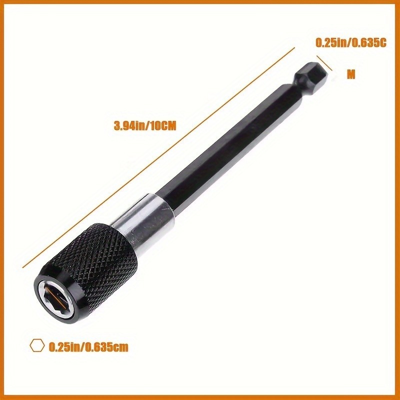 Hex Quick-Release Self-Locking Drill Bit Extension Kit