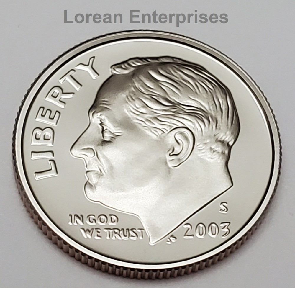 2003 S Roosevelt Dime CLAD ✼ PROOF✼