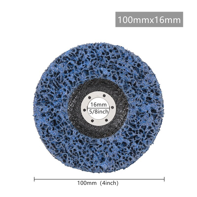 4"-7'' Poly Strip Disc Wheel Paint Rust Removal Clean Abrasive for Angle Grinder