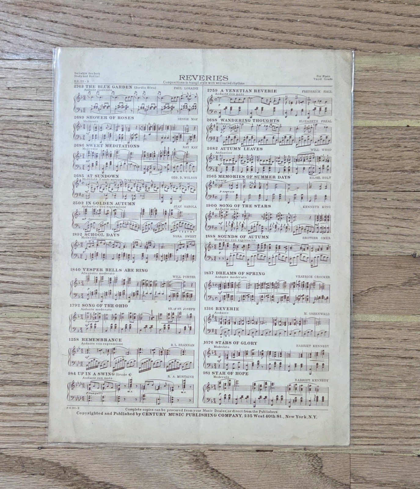(8) Vintage Music Sheets Lot