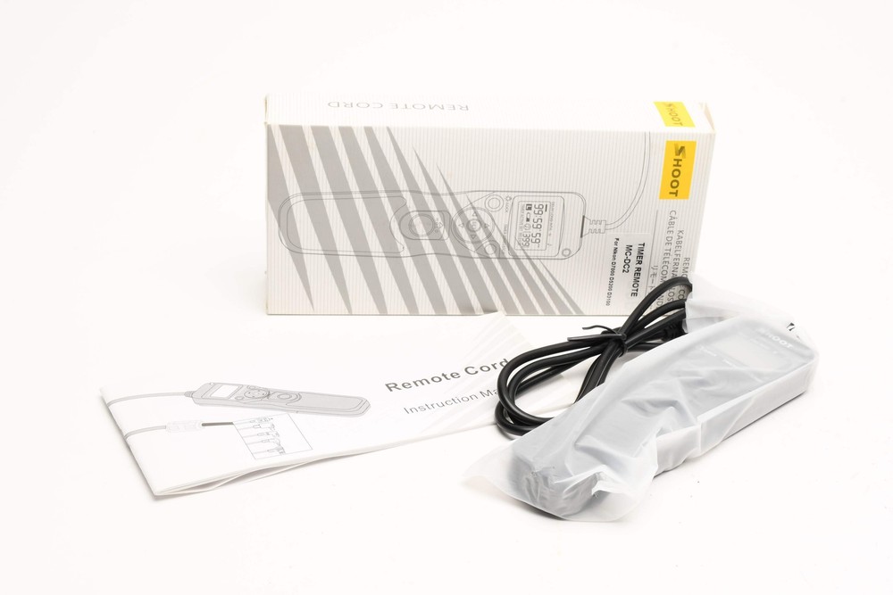 SHOOT MC-DC2 Timer Shutter Release Cable For Nikon D5000 D7000 D3100++ NIB