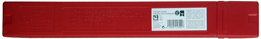 VIP 0842034515310 Triangle Breakdown, Red