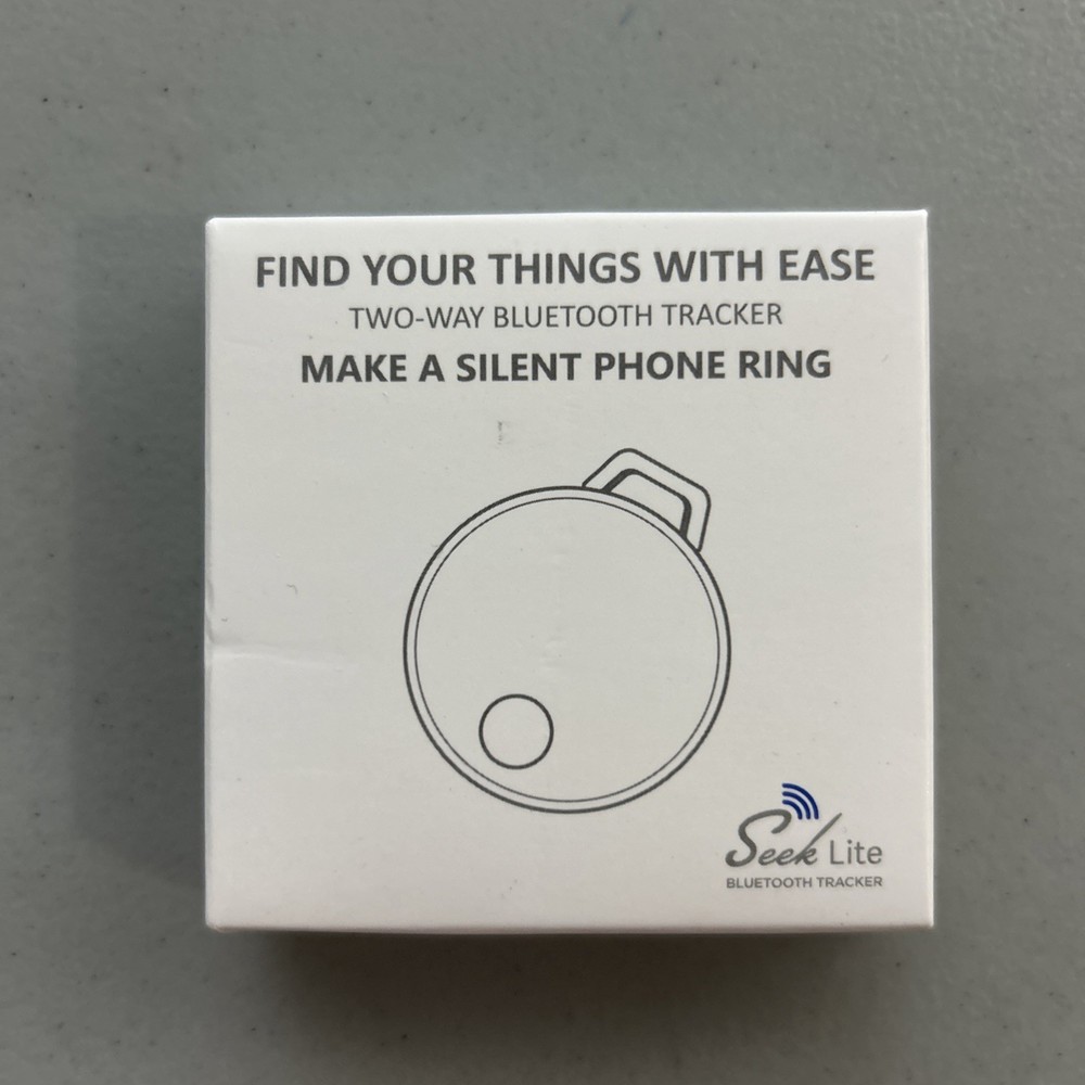 Seek Lite Two-Way Bluetooth Tracker - NEW In Box - White