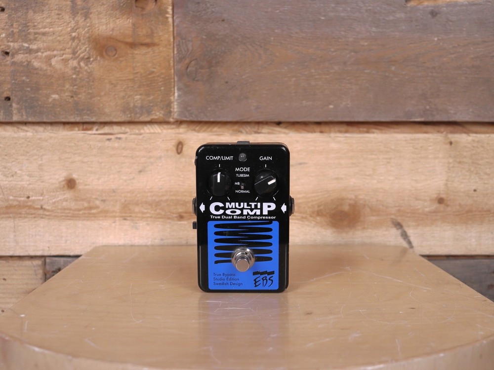 EBS MultiComp Studio Edition Compressor Effects Pedal "Excellent Condition"