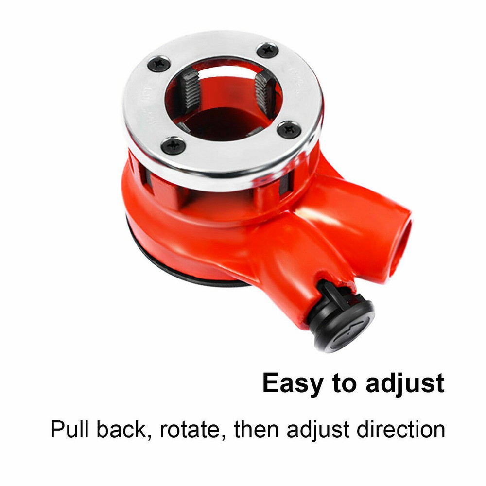 Ratchet Pipe Threader Kit Set w/ 6 Dies & Storage Case