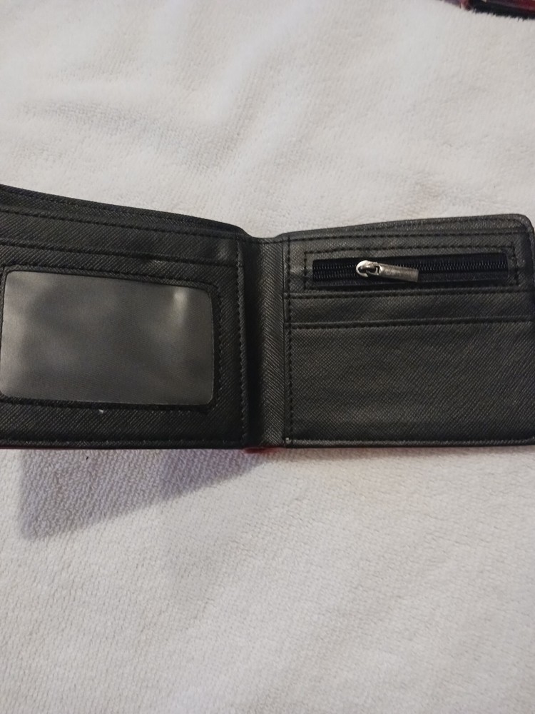 One Piece Logo Print Bi-Fold Wallet