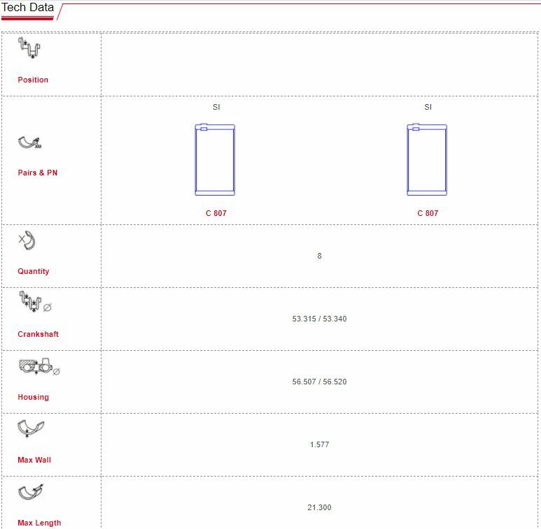 KING CR807SI MB5293SI Main+Rod Bearings Set Kit for Chevy LS 4.8 5.3 5.7 6.0 6.2