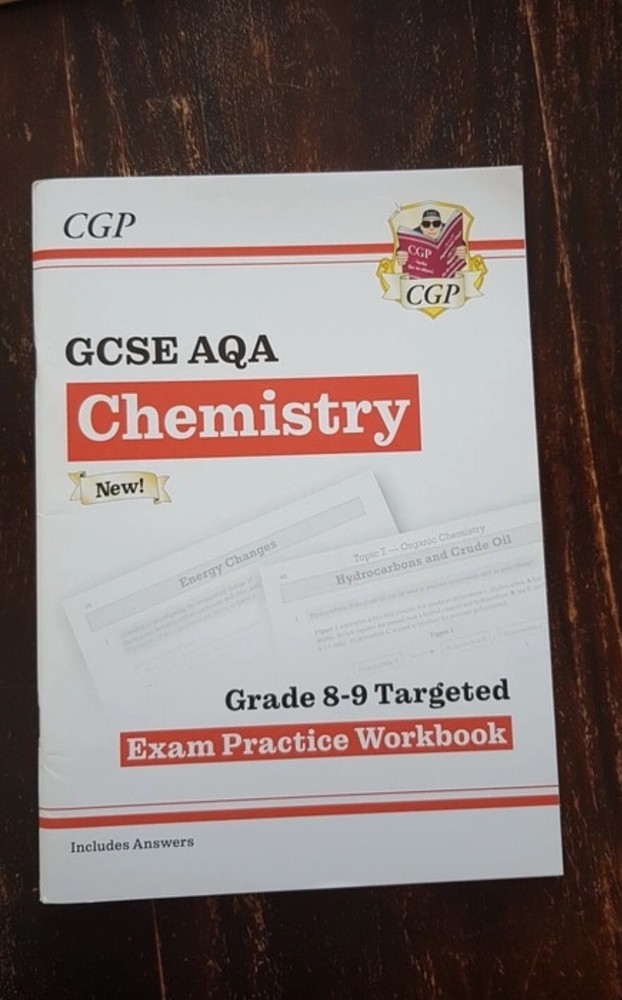 AQA OCR GCSE Chemistry CGP bundle- revision guide, exam practice workbook