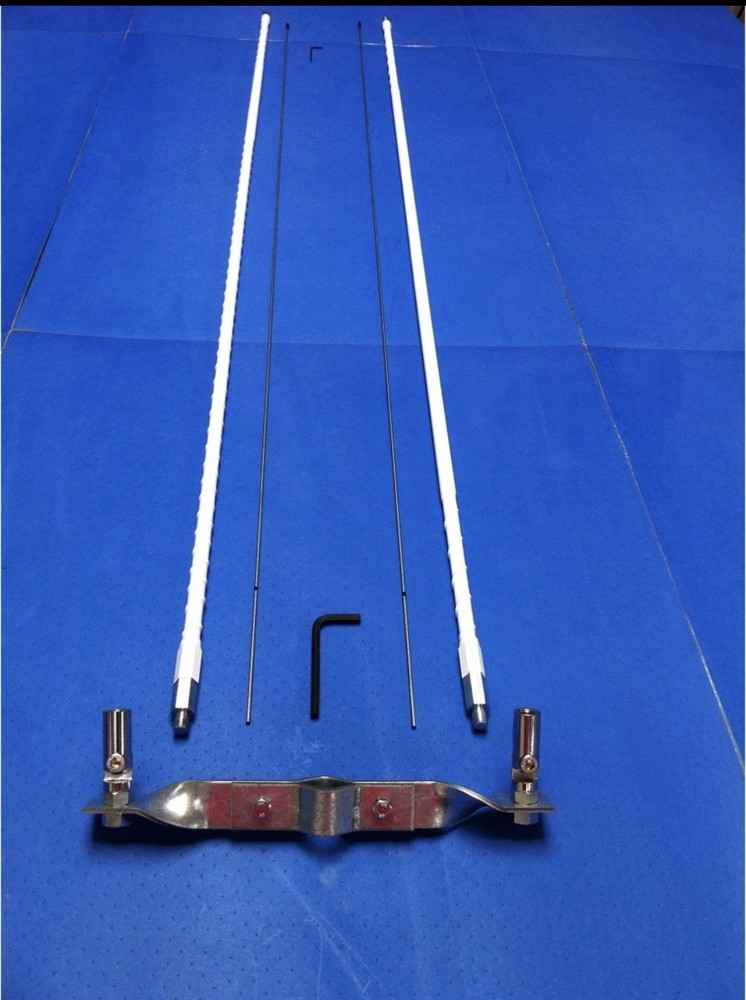 40 Meter And 80 Meter Coiled whips