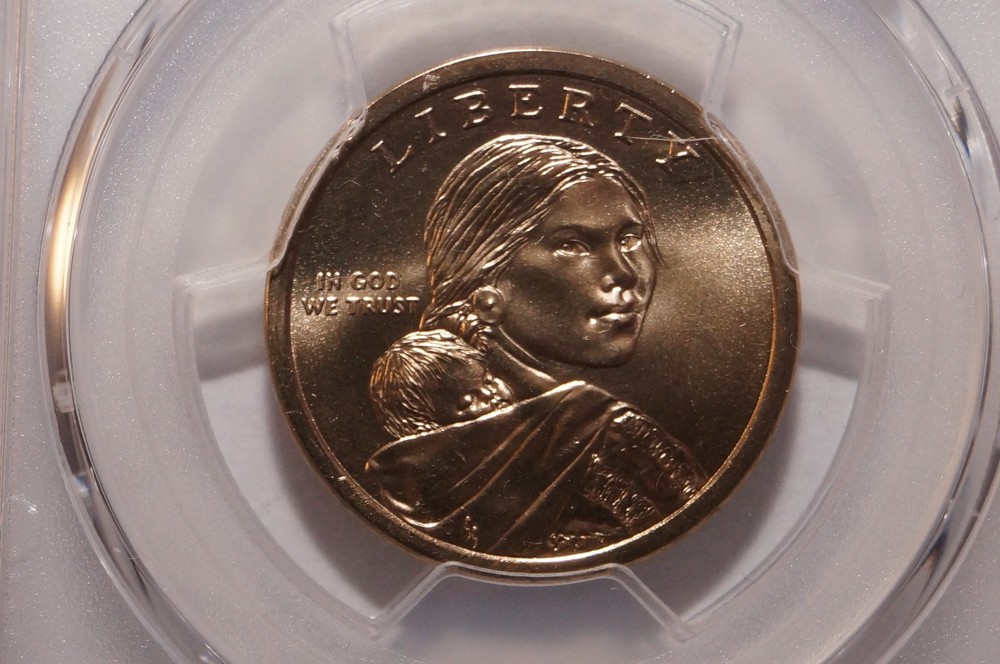 2018-P NATIVE AMERICAN DOLLAR POSITION A GRADED PCGS MS67