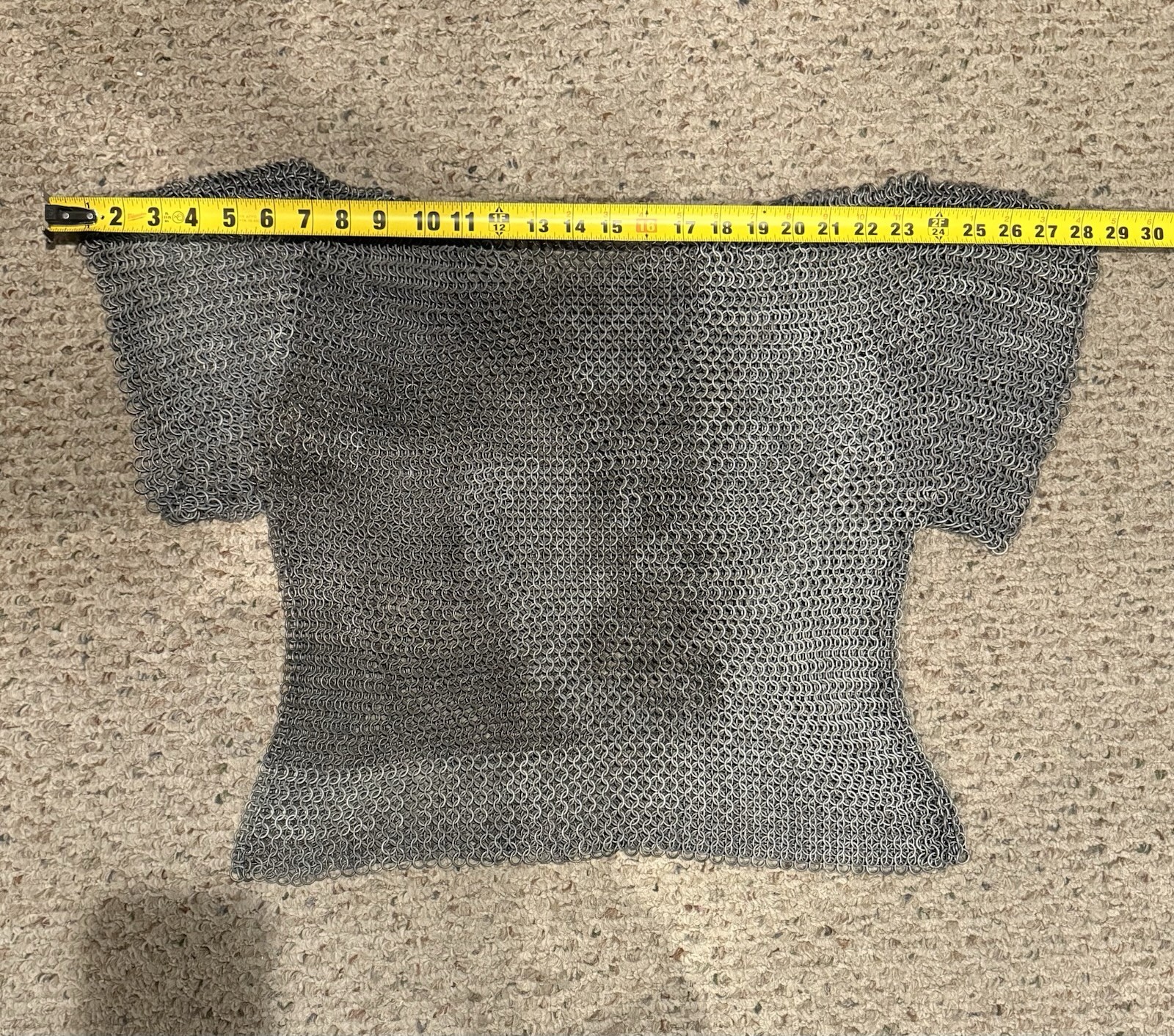 Medieval Chainmail Shirt Butted Rings Steel Chain Armor Fast Shipping