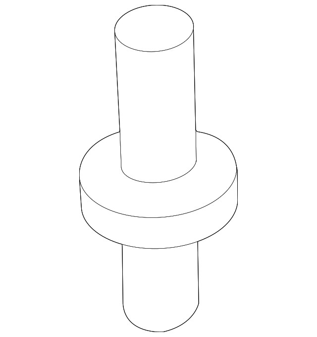 Genuine Ford Valance Panel Clip 5C3Z-17C756-BB