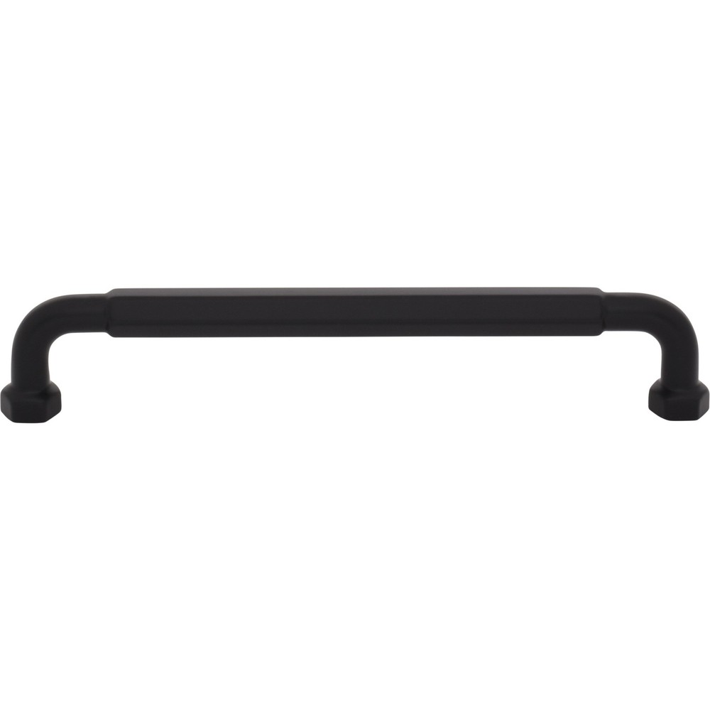 Top Knobs TK3203BLK Dustin Pull 6 5/16" (c-c) - Flat Black