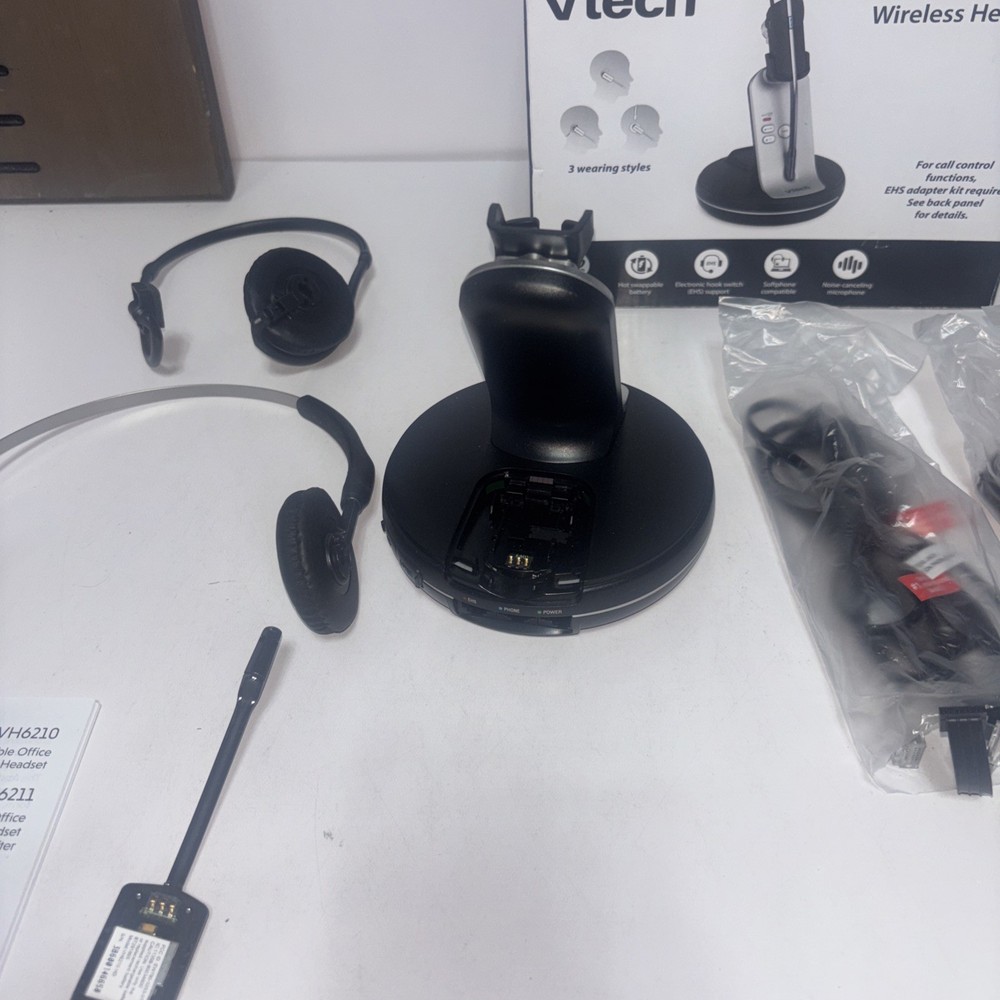 VTech VH6210 Convertible Office Wireless Headset OPEN BOX