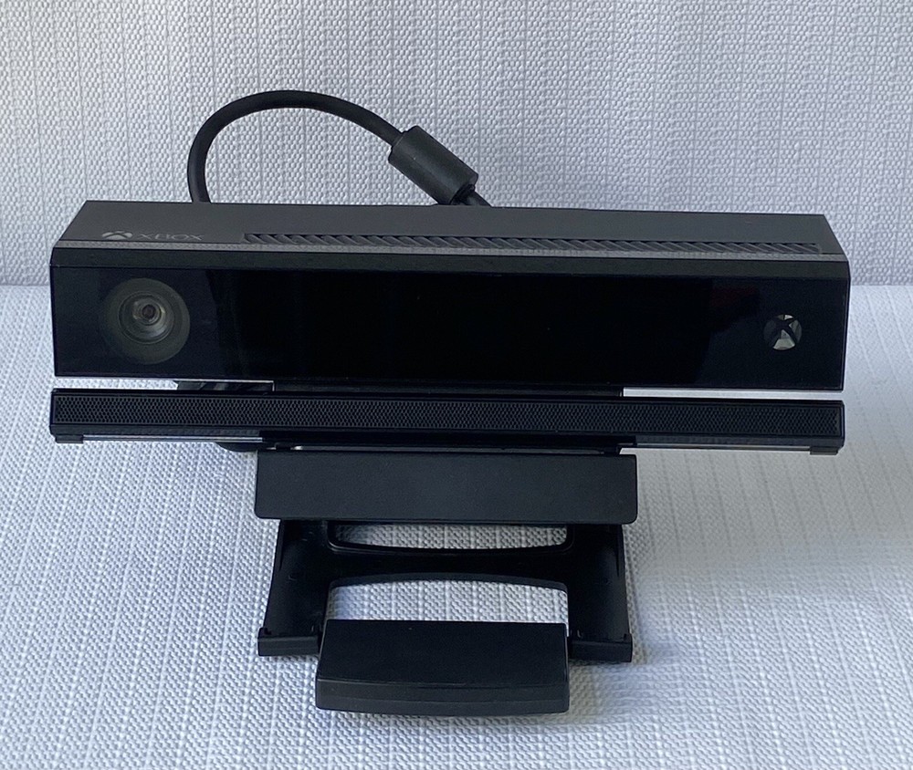 Microsoft Xbox One Black Kinect Sensor - Model 1520 + Clip TV Stand Bundle