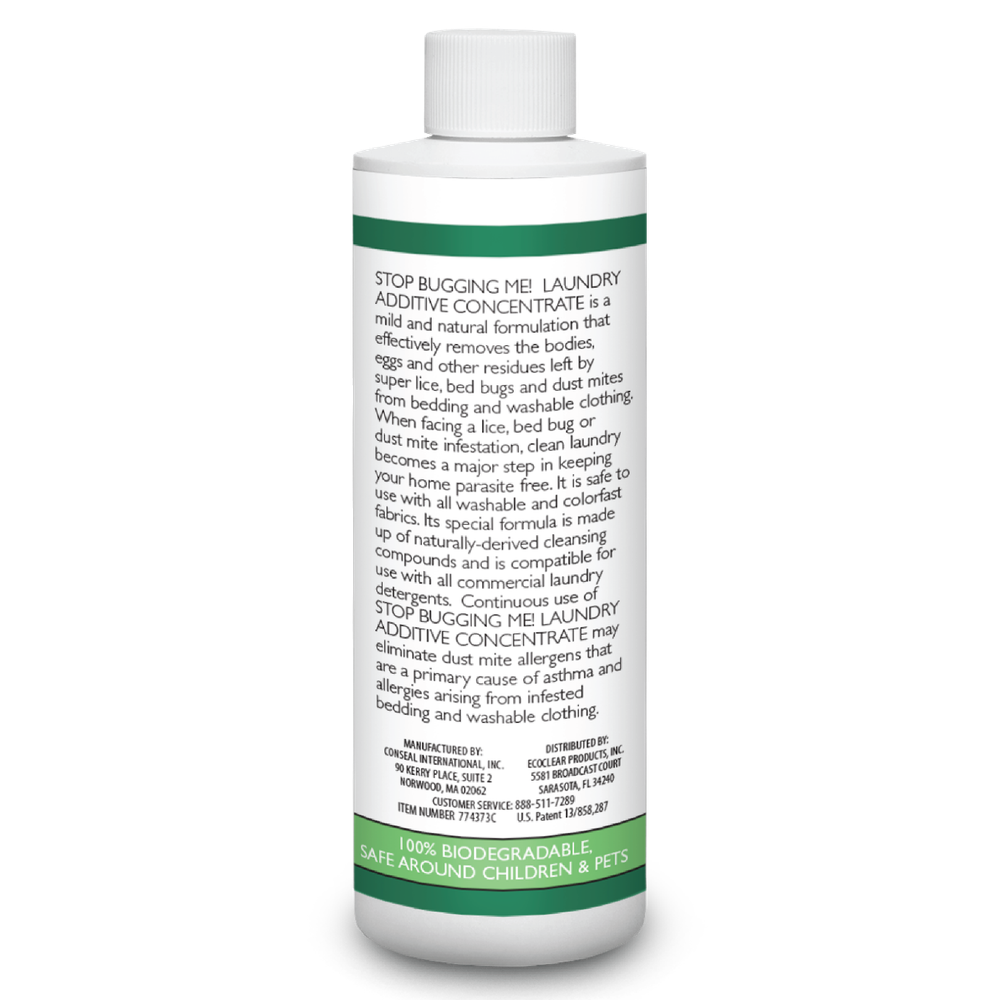 Stop Bugging Me!® Laundry Additive - Safe For All Fabric Types