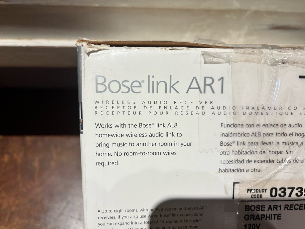 Bose Link AR1 Wireless Audio Receiver AL8 System Link - New