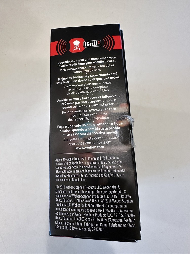 🔥 Weber iGrill 2 Bluetooth Grill Thermometer – NEW IN BOX 🔥