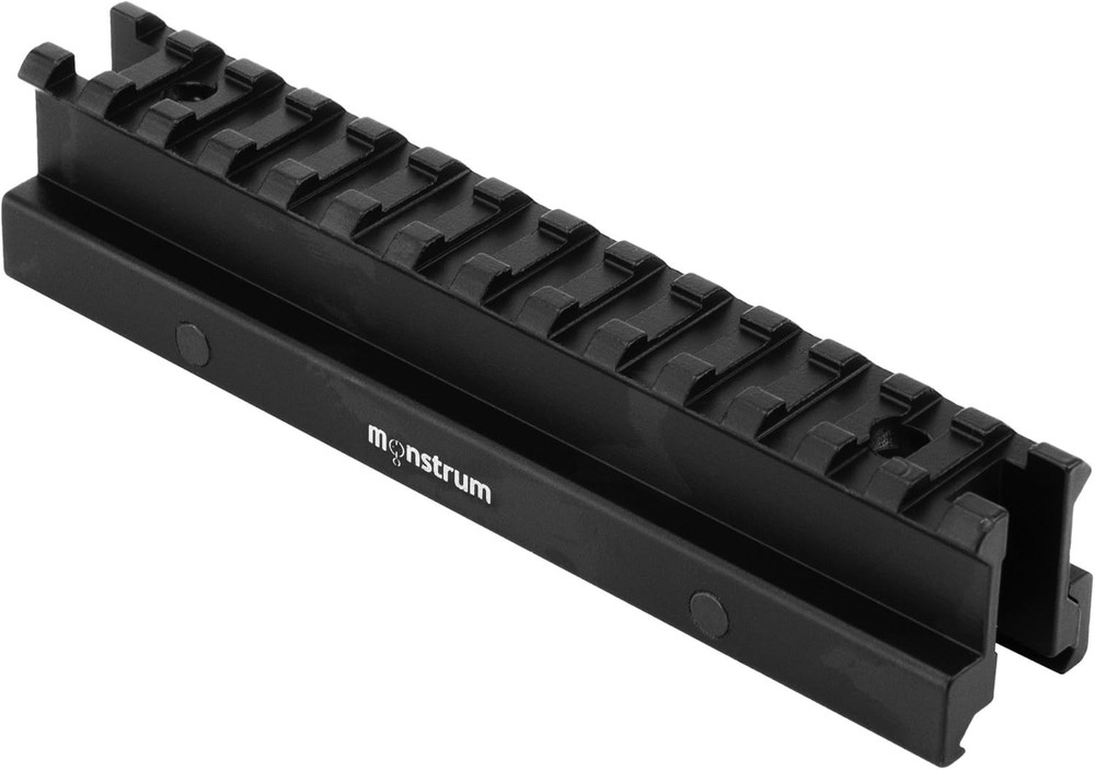 High Profile Picatinny Riser Mount 1" Black Durable