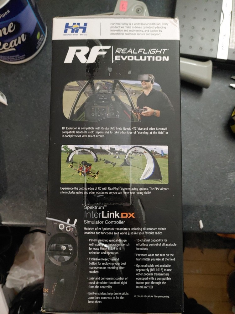 RealFlight RF 9.5 Flight Simulator with Spektrum Interlink-DX Controller