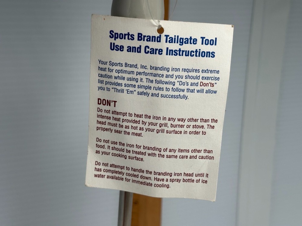 BBQ Brand Grilling Tailgate Tool NWT ROAD Kill Gift