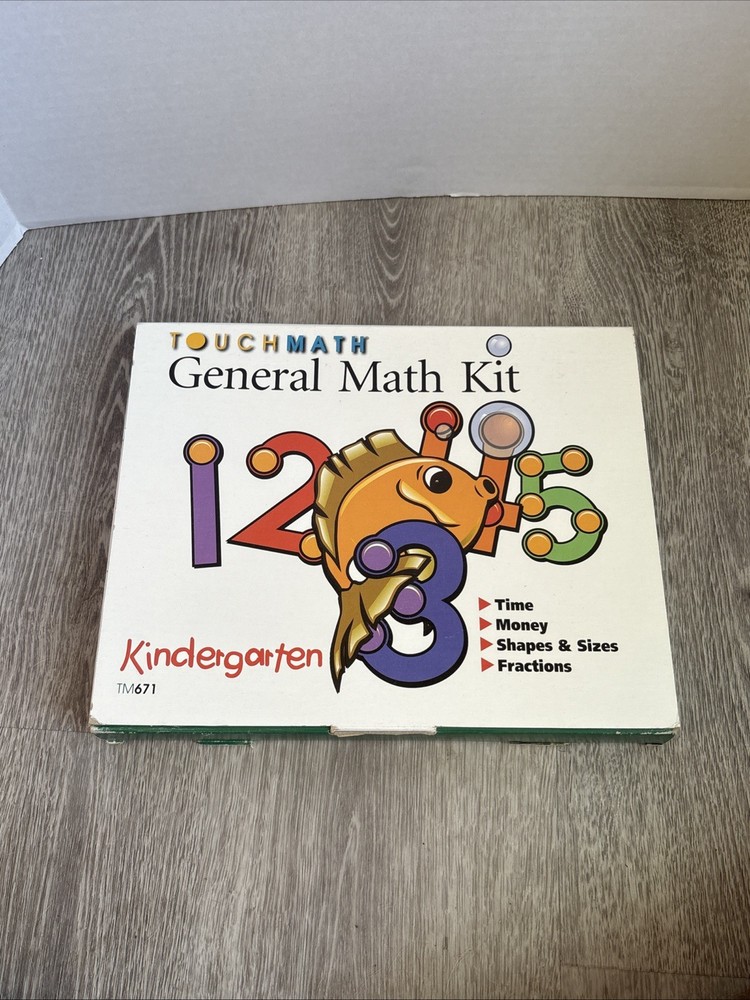 TouchMath General Math Kindergarten 1998 Worksheets TM671 Complete