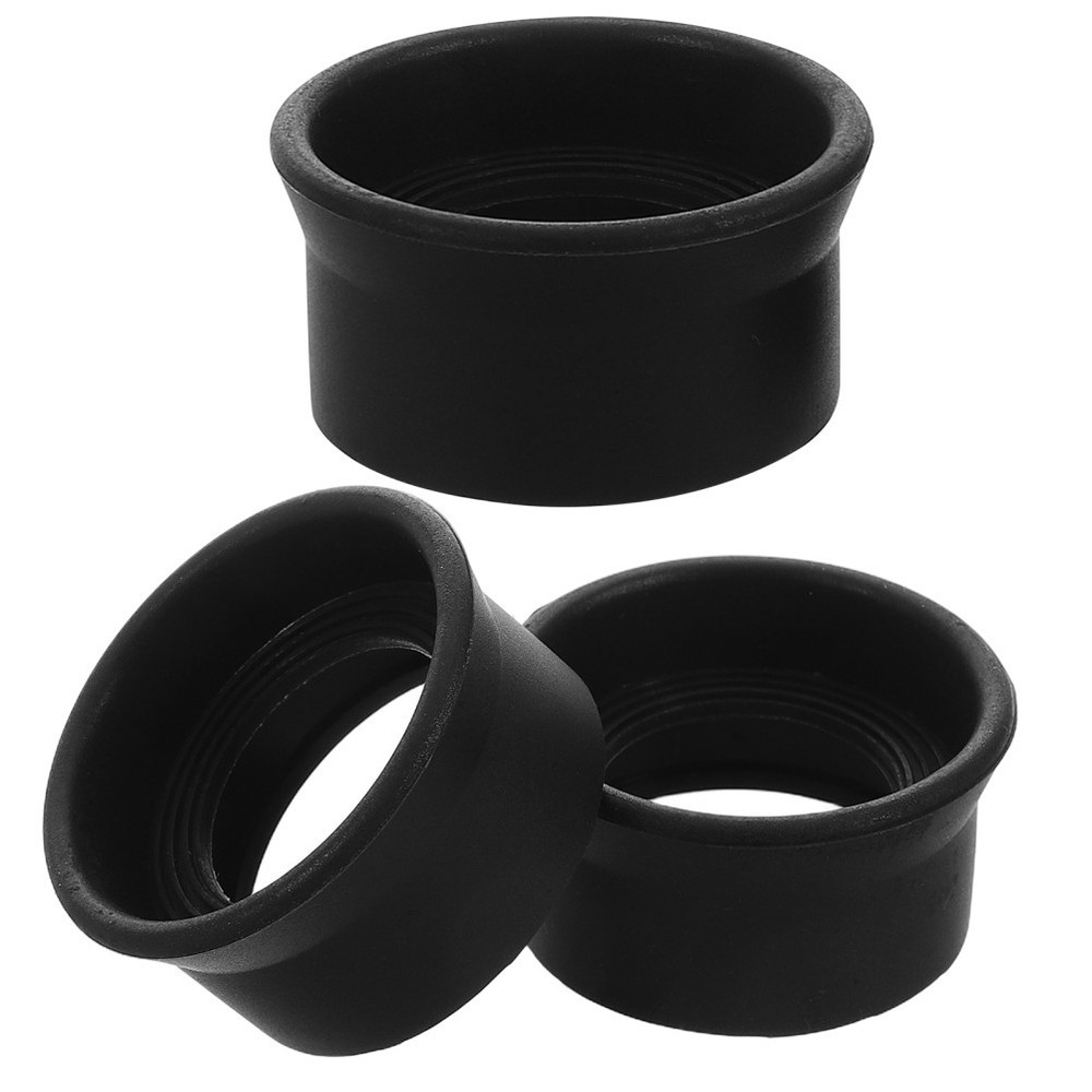 3 Pcs Scope Rubber Eyepiece Telescope Protector Binocular Shield
