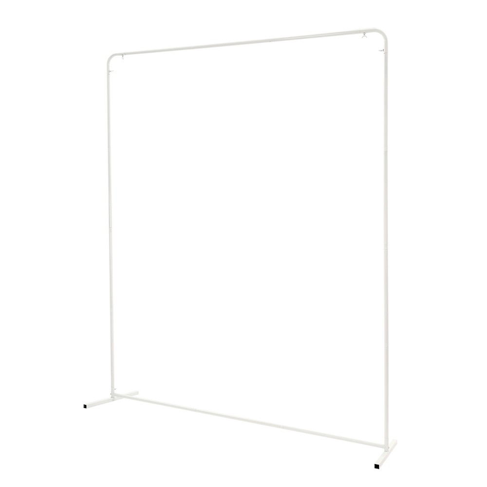 White Wedding Backdrop Stand Rectangle Backdrop Frame Backdrop Stand 1.5*0.5*2m