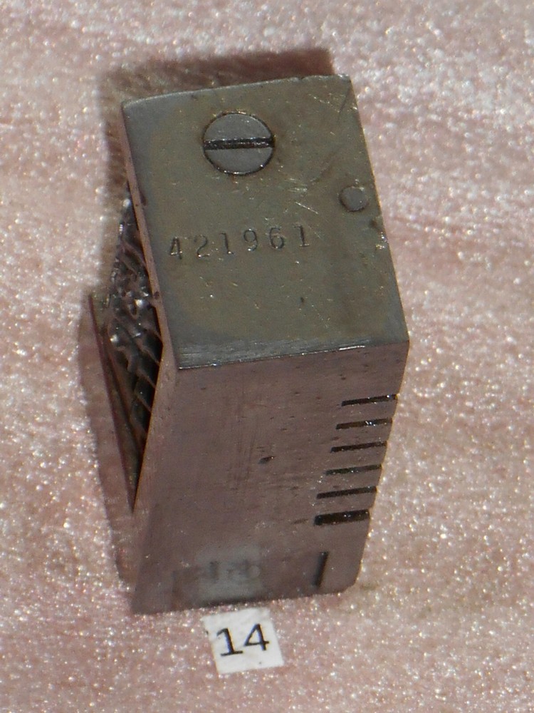 WETTER | Reverse letterpress numbering machine | 14