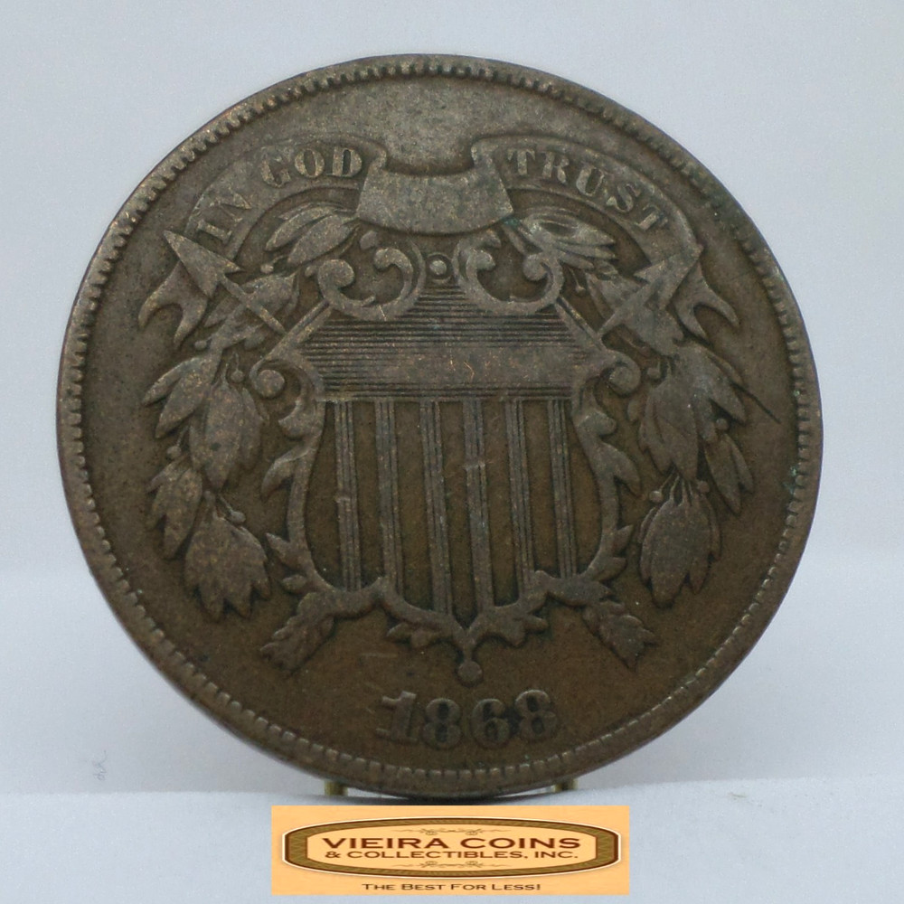 1868 Two-Cent Piece, 2 Cents Piece - #C53552NQ