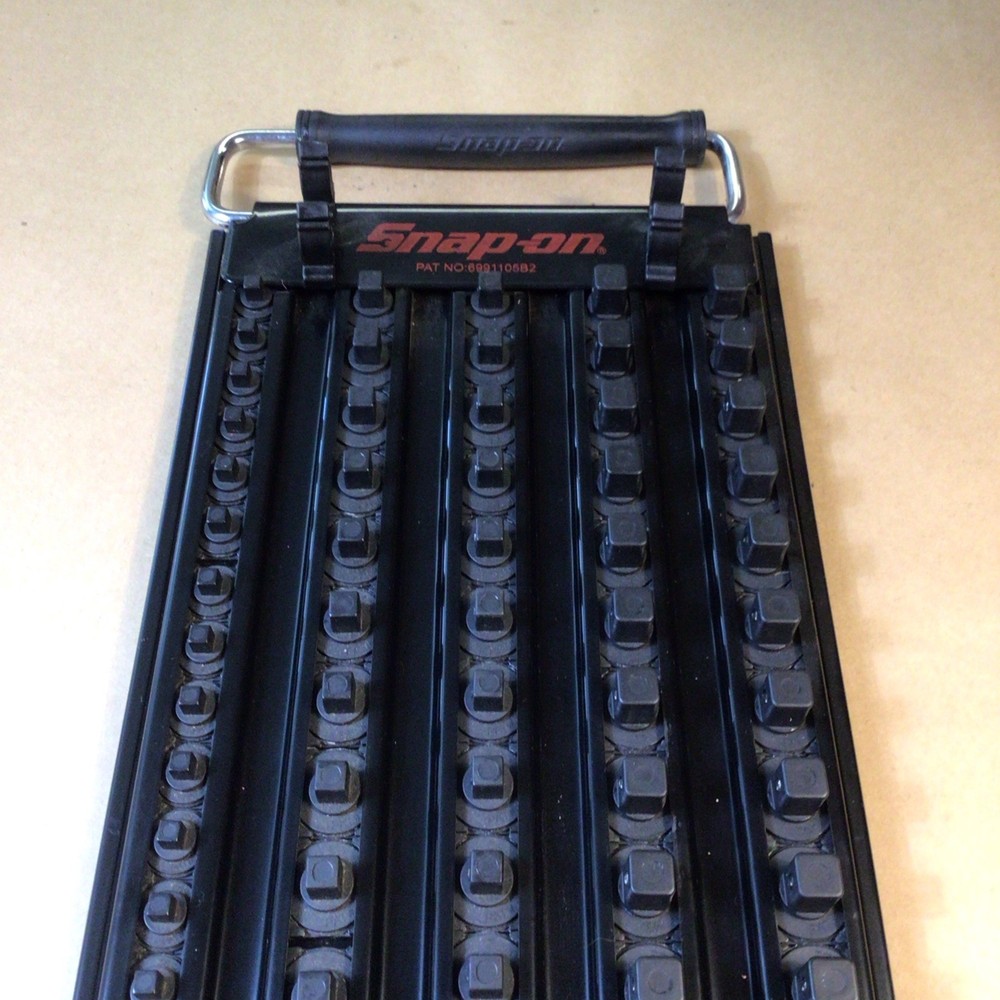 Snap On 20" 5 Row Socket Tray Organizer Black Multi Drive Lock-A-Socket KASKT5BK