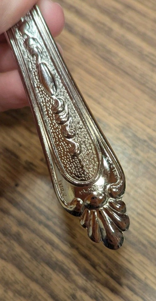 Vintage 1950s-60s 51 piece LBL Flatware Silverware Set Zinc PLATED!!!