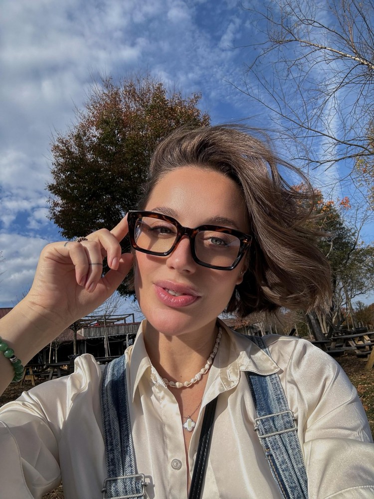 VISOONE Chunky Square Blue Light Blocking Glasses with Medium, Coco Tortoise