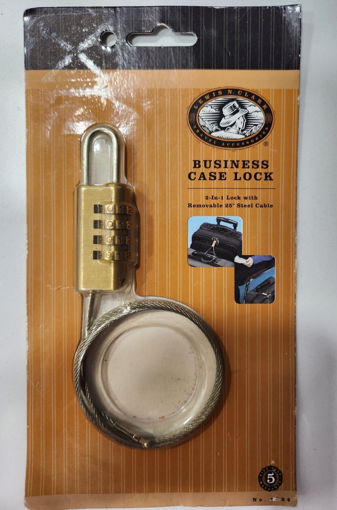 Business case lock. Lewis N. Clark