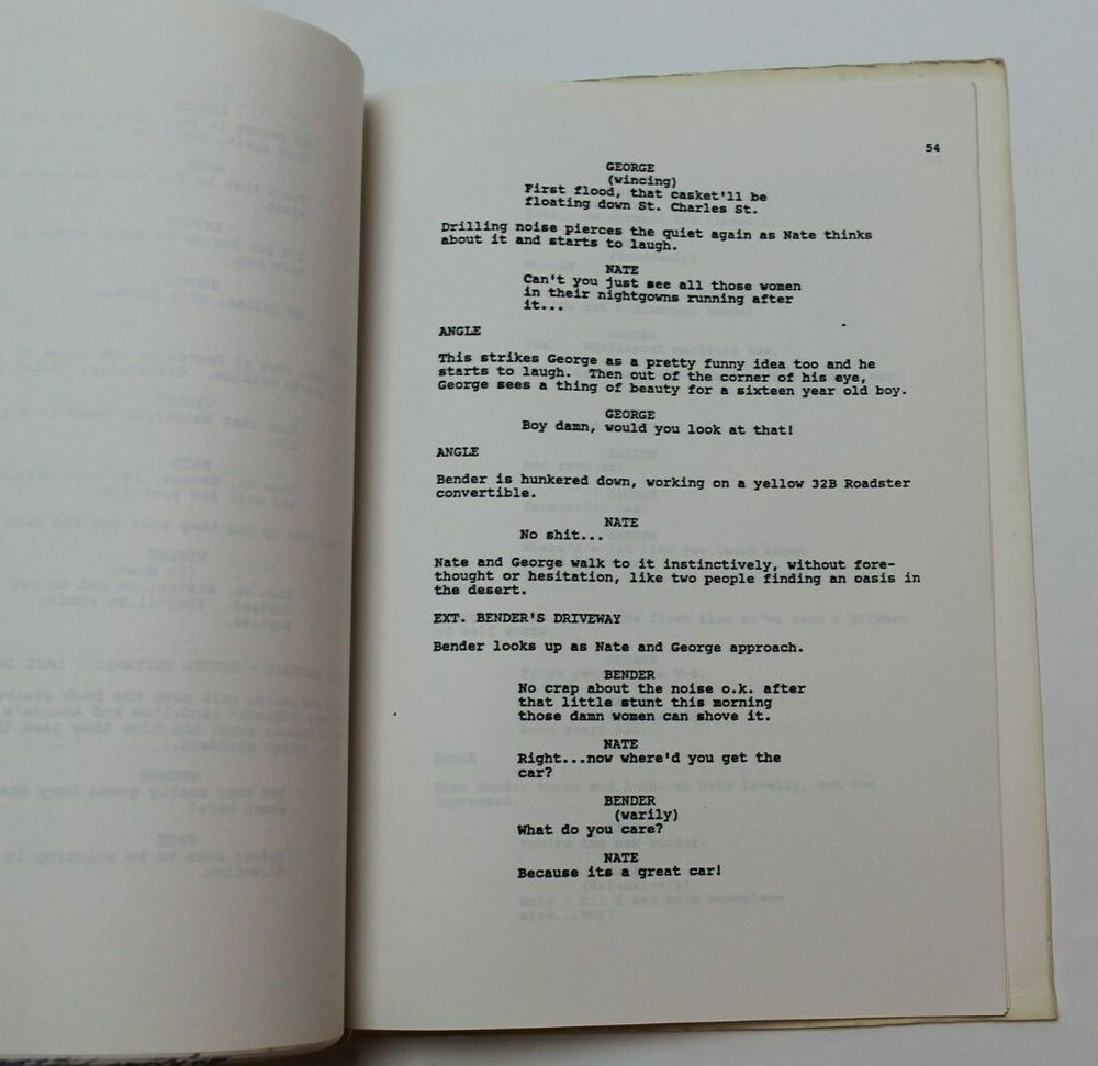 CBS SUMMER PLAYHOUSE / Joan Tewkesbury 1987 TV Script, "Elysian Fields"