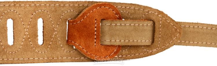 Levy's MS12 Suede Guitar Strap - Honey