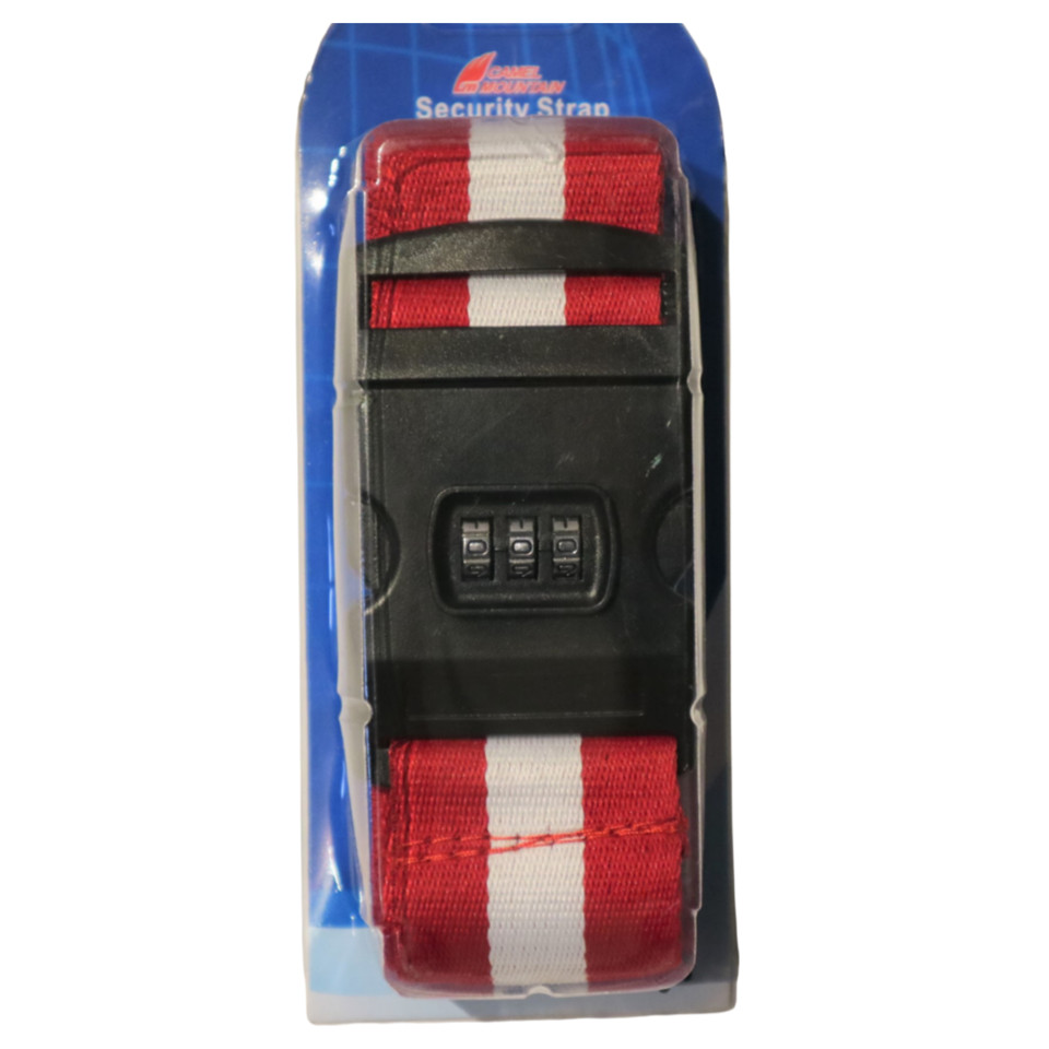 Camel Mountain ABA 3301 Luggage Strap-Red/White