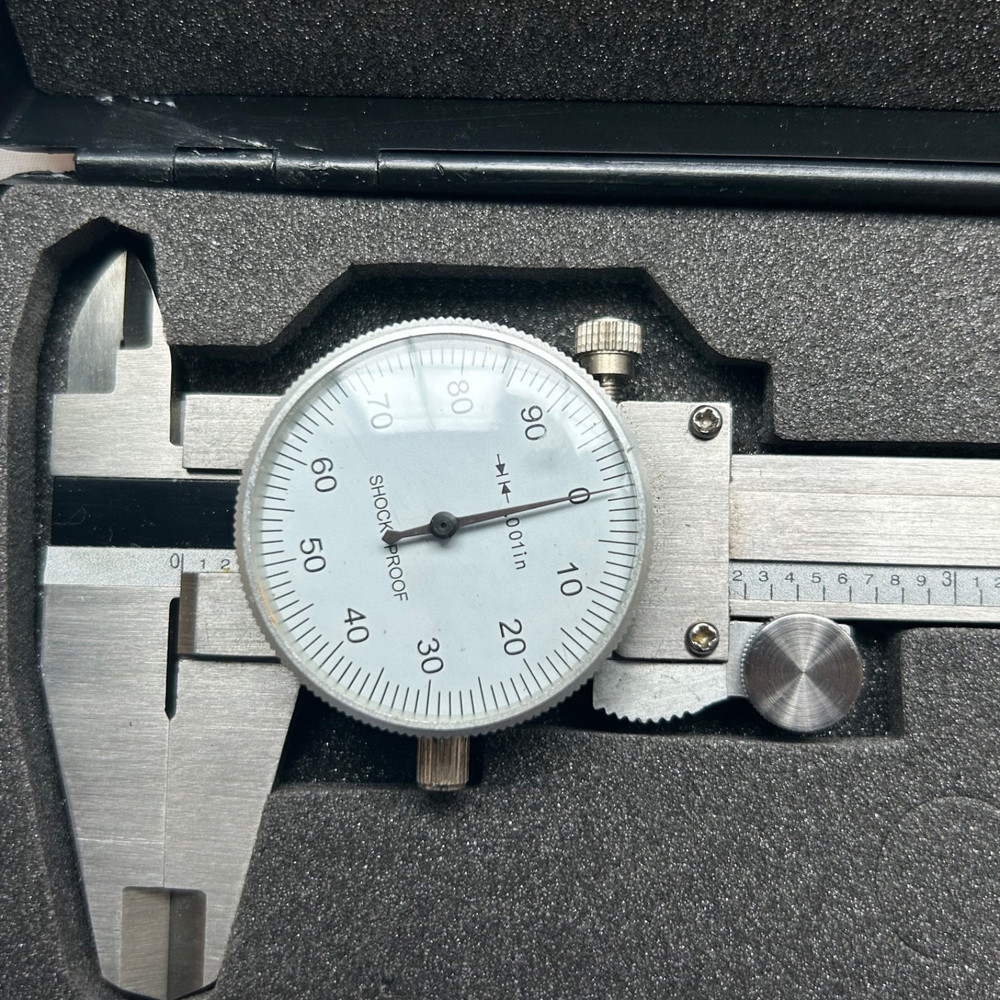 Cen-Tech 6" Dial Caliper With Case Item 05647