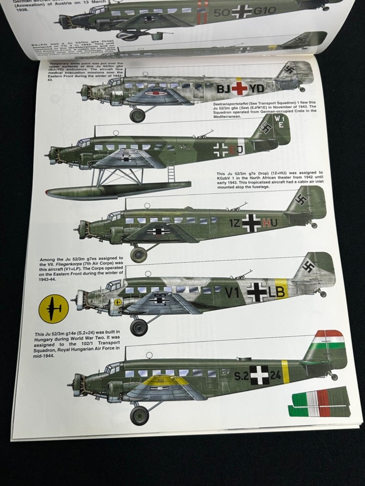 Junkers Ju 52 In Action Book