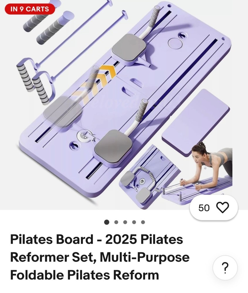 Pilates Reformer Board - Multifunctional Foldable Abdominal Board Core Trainer