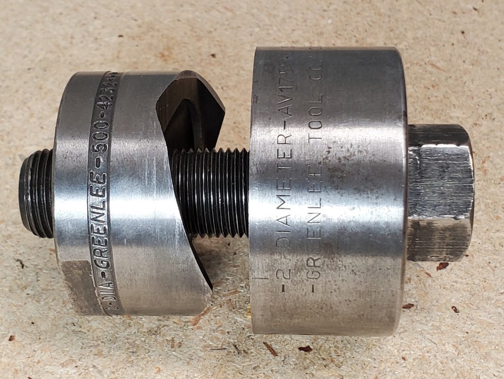 Greenlee No. 730 - 2" diameter punch - knockout