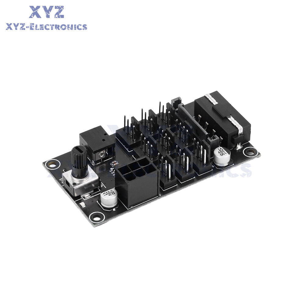 Computer Chassis PWM Violent Fan Speed Controller 9-Channel Fan Hub Controller