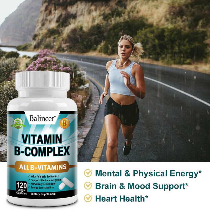 Vitamin B Complex - 30TO120 Capsules - Quality Standards - Simple Supplements