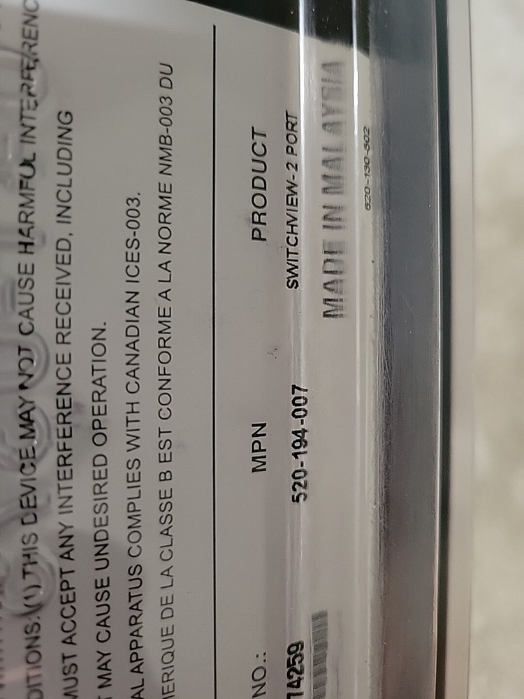 Avocent Switch View 520-194-007